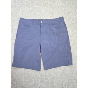 Toad&Co Rover Canvas Men's 36 Hiking Travel Casual Dark  Blue Shorts